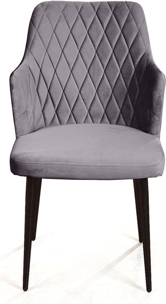 Изображение товара Набор стульев Arvento Бергамо (серый/черный)