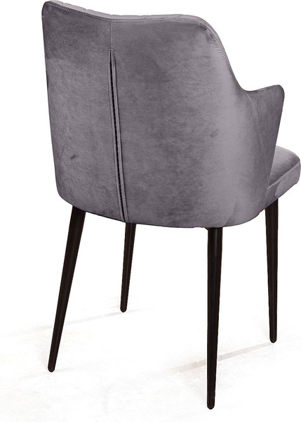 Изображение товара Набор стульев Arvento Бергамо (серый/черный)