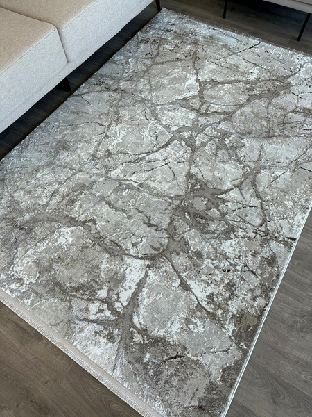 Изображение товара Коврик Radjab Carpet Марсель Прямоугольник NP 371 (1.2x1.8, Cream/Beige)