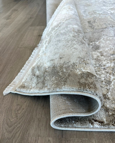 Изображение товара Ковровая дорожка Radjab Carpet Марсель Прямоугольник NP 371 (2.4x25, Cream/Beige)