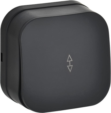 Изображение товара Выключатель IEK Glory EVH12-K02M-10 (черный матовый)