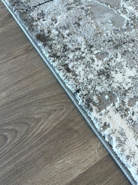 Изображение товара Ковровая дорожка Radjab Carpet Марсель Прямоугольник NP 371 (0.8x25, Grey)