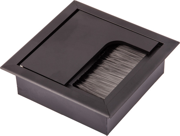 Изображение товара Пропуск для кабеля AKS 80х80мм (черный)