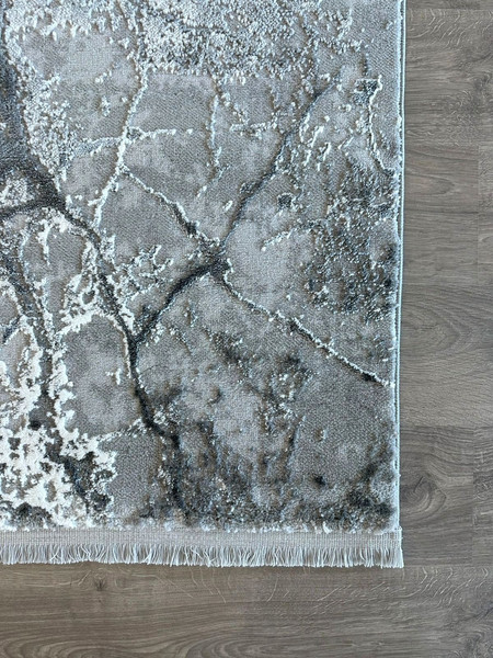 Изображение товара Ковровая дорожка Radjab Carpet Марсель Прямоугольник NP 371 (1.6x25, Grey)