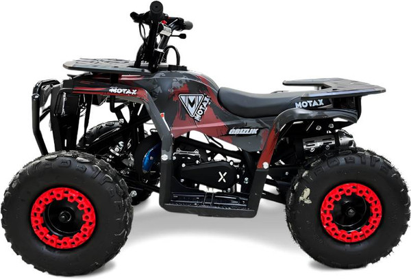 Изображение товара Квадроцикл Motax Grizlik Mini Ps Bw (черный/красный камуфляж)