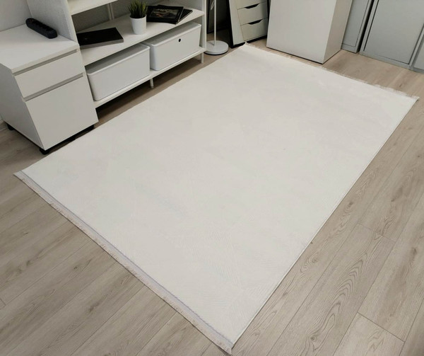 Изображение товара Коврик Radjab Carpet Милано Прямоугольник SL 721 (0.8x1.5, Cream)
