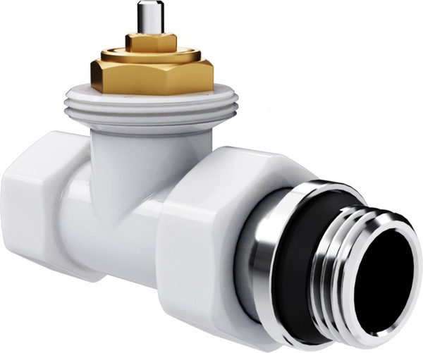 Изображение товара Монтажный комплект для радиатора Royal Thermo Design Прямой 1/2"М30х1.5 / RATVDP11212WH (белый)