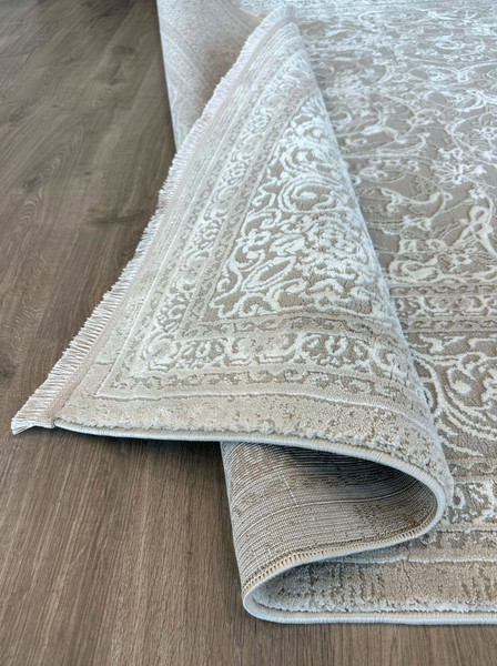Изображение товара Ковер Radjab Carpet Милано Прямоугольник RT 719 (1x2, Cream/Beige)