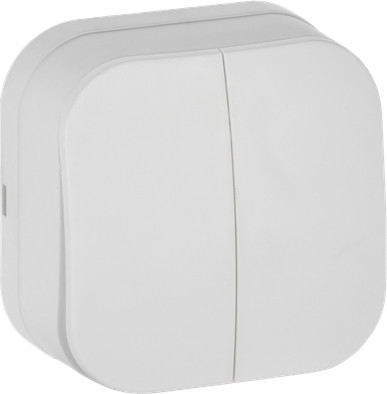 Изображение товара Выключатель IEK Glory EVH20-K01M-10 (белый матовый)