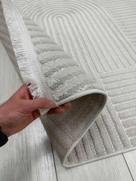Изображение товара Ковер Radjab Carpet Моника Прямоугольник MC 402A (3x4, Beige)