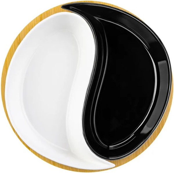 Изображение товара Блюдце для оливок Elan Gallery Инь-Янь Айсберг волны / 540944