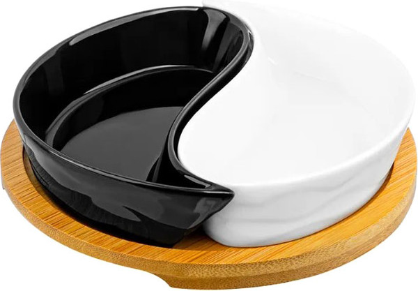 Изображение товара Блюдце для оливок Elan Gallery Инь-Янь Айсберг волны / 540944