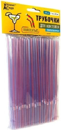 Изображение товара Набор соломинок для коктейля Домашний Сундук ДС-117