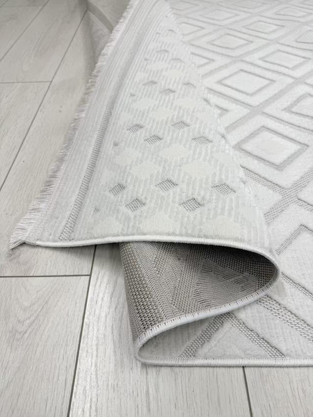 Изображение товара Коврик Radjab Carpet Моника Прямоугольник MC 449A (0.8x1.5, Cream)
