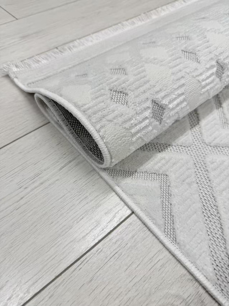 Изображение товара Коврик Radjab Carpet Моника Прямоугольник MC 449A (0.8x1.5, Cream)