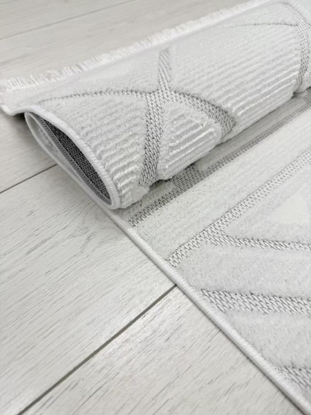 Изображение товара Коврик Radjab Carpet Моника Прямоугольник MC 450A (0.8x1.5, Cream)