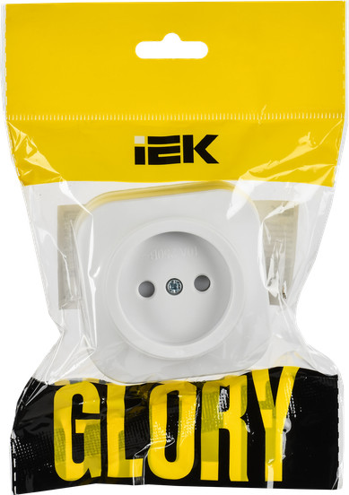 Изображение товара Розетка IEK Glory ERH13-K01M-10 (белый матовый)