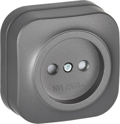 Изображение товара Розетка IEK Glory ERH13-K46M-10 (сталь матовый)