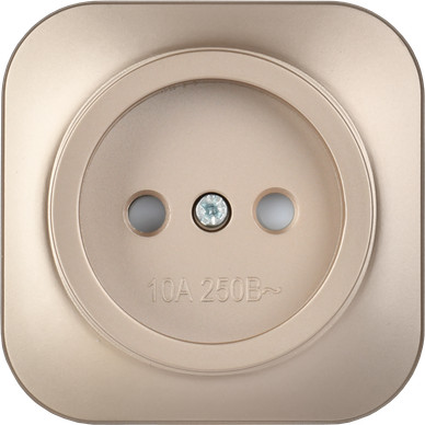 Изображение товара Розетка IEK Glory ERH13-K37M-10 (шампань матовый)