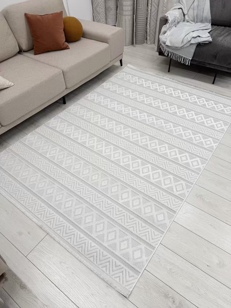 Изображение товара Ковер Radjab Carpet Моника Прямоугольник MC 383A (2x2.9, Cream)