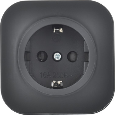 Изображение товара Розетка IEK Glory ERH11-K02M-16 (черный матовый)