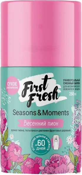 Изображение товара Сменный блок для освежителя воздуха First Fresh Seasons & Moments Весенний пион (250мл)