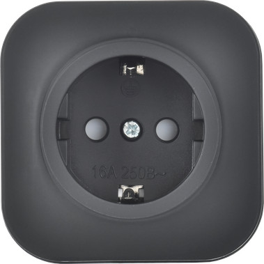 Изображение товара Розетка IEK Glory ERH14-K02M-16 (черный матовый)