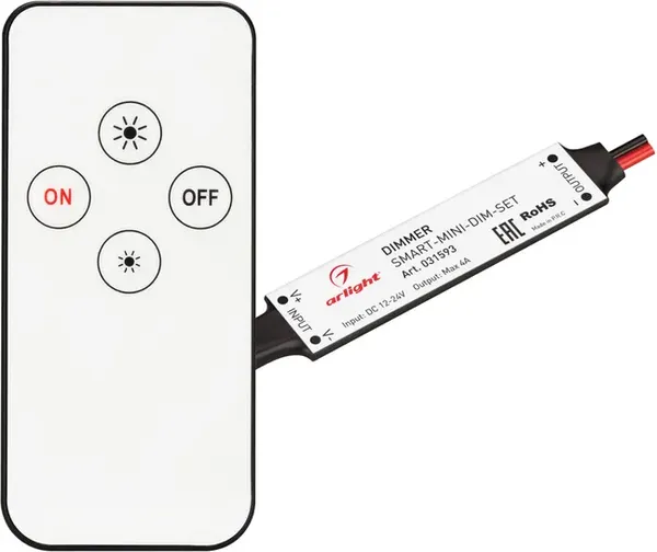 Изображение товара Диммер для светодиодной ленты Arlight SMART-MINI-DIM-SET / 031593