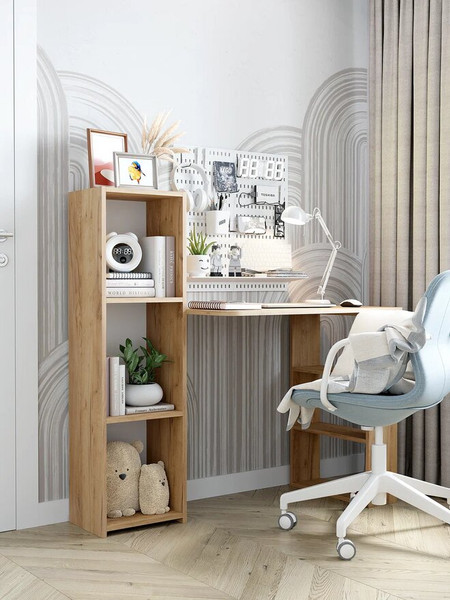 Изображение товара Письменный стол Горизонт Мебель Асти 4 New (дуб золотой крафт)