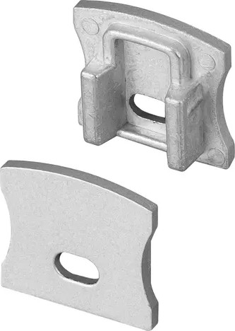 Изображение товара Заглушка для профиля Arlight ALU-SLIM-H15 с отверстием / 019449