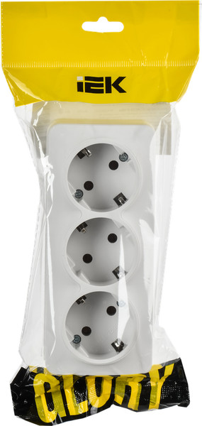 Изображение товара Розетка IEK Glory ERH31-K01M-16 (белый матовый)