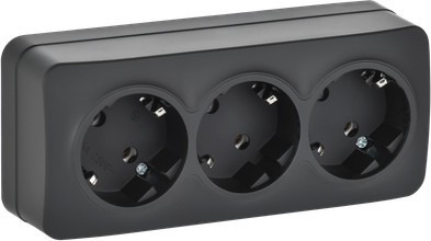 Изображение товара Розетка IEK Glory ERH31-K02M-16 (черный матовый)