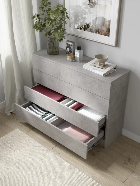 Изображение товара Комод Горизонт Мебель Нео 1050 4 ящика (бетон)