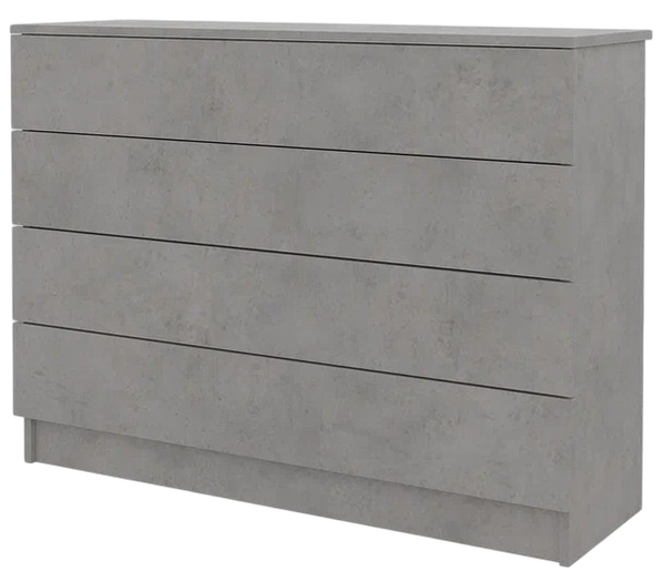 Изображение товара Комод Горизонт Мебель Нео 1050 4 ящика (бетон)