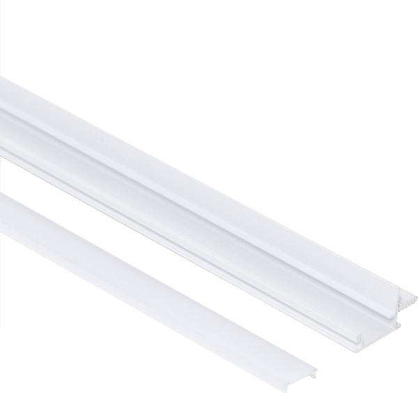 Изображение товара Профиль для светодиодной ленты AKS Capella-3218W врезной с экраном (белый, 2м)