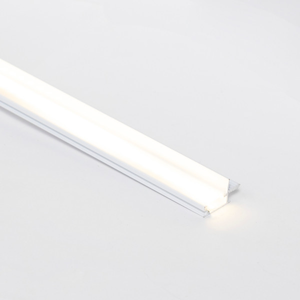 Изображение товара Профиль для светодиодной ленты AKS Capella-3218W врезной с экраном (белый, 2м)