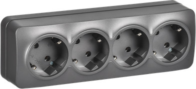 Изображение товара Розетка IEK Glory ERH41-K46M-16 (сталь матовый)