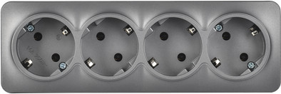 Изображение товара Розетка IEK Glory ERH41-K46M-16 (сталь матовый)