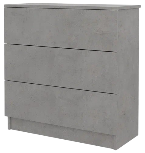 Изображение товара Комод Горизонт Мебель Нео 760 3 ящика (бетон)