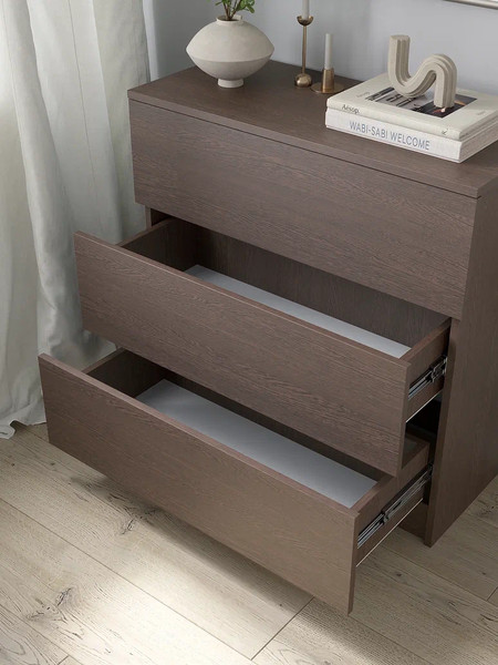 Изображение товара Комод Горизонт Мебель Нео 760 3 ящика (венге)