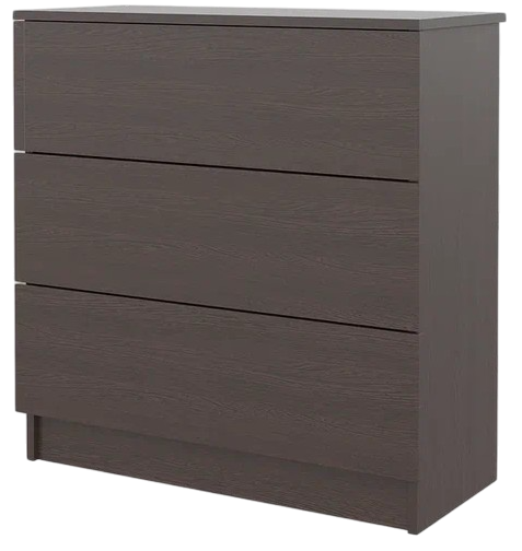 Изображение товара Комод Горизонт Мебель Нео 760 3 ящика (венге)