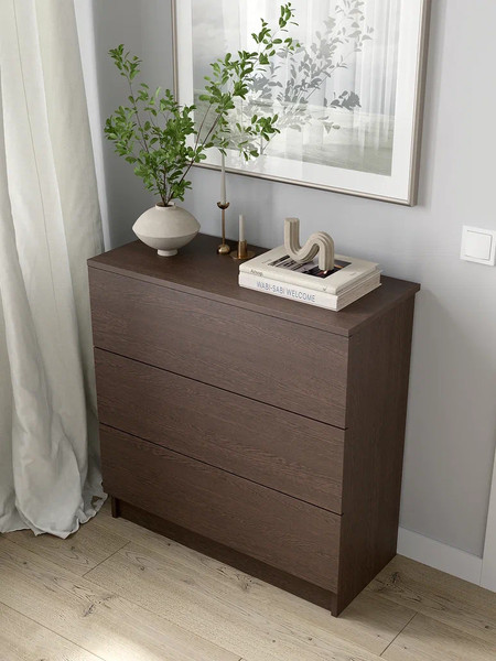 Изображение товара Комод Горизонт Мебель Нео 760 3 ящика (венге)