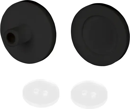 Заглушка для профиля Arlight ARL-MonLIGHT-ROUND-25-CAP-SIDE-SET-BLACK / 047068 — фото 4