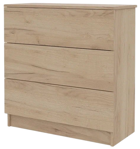 Изображение товара Комод Горизонт Мебель Нео 760 3 ящика (дуб золотой крафт)