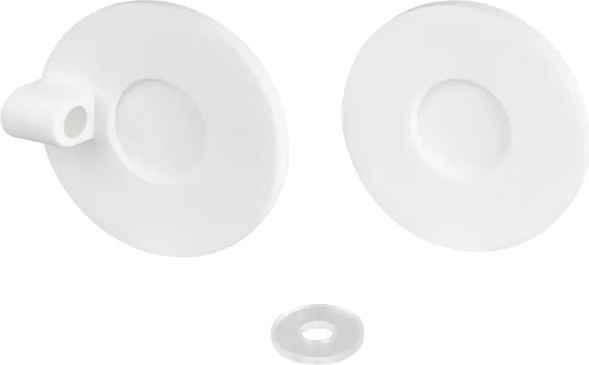 Изображение товара Заглушка для профиля Arlight ARL-MonLIGHT-ROUND-40-CAP-SIDE-L-SET-WH / 048838