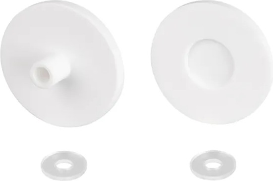 Изображение товара Заглушка для профиля Arlight ARL-MonLIGHT-ROUND-40-CAP-TOP-L-SET-WH / 048836