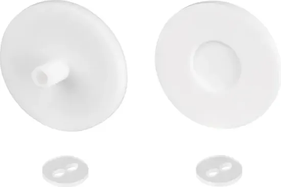 Заглушка для профиля Arlight ARL-MonLIGHT-ROUND-40-CAP-TOP-S-SET-WH / 048835 — фото 4