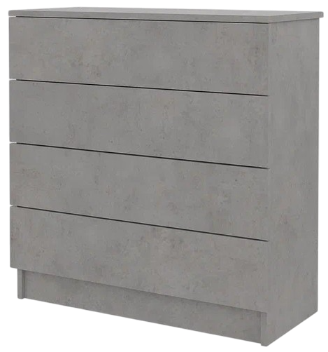 Изображение товара Комод Горизонт Мебель Нео 760 4 ящика (бетон)