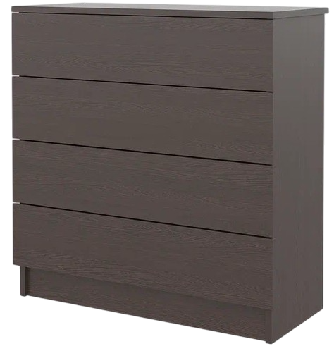 Изображение товара Комод Горизонт Мебель Нео 760 4 ящика (венге)