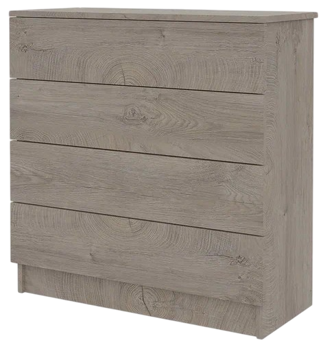 Изображение товара Комод Горизонт Мебель Нео 760 4 ящика (дуб эндгрейн)